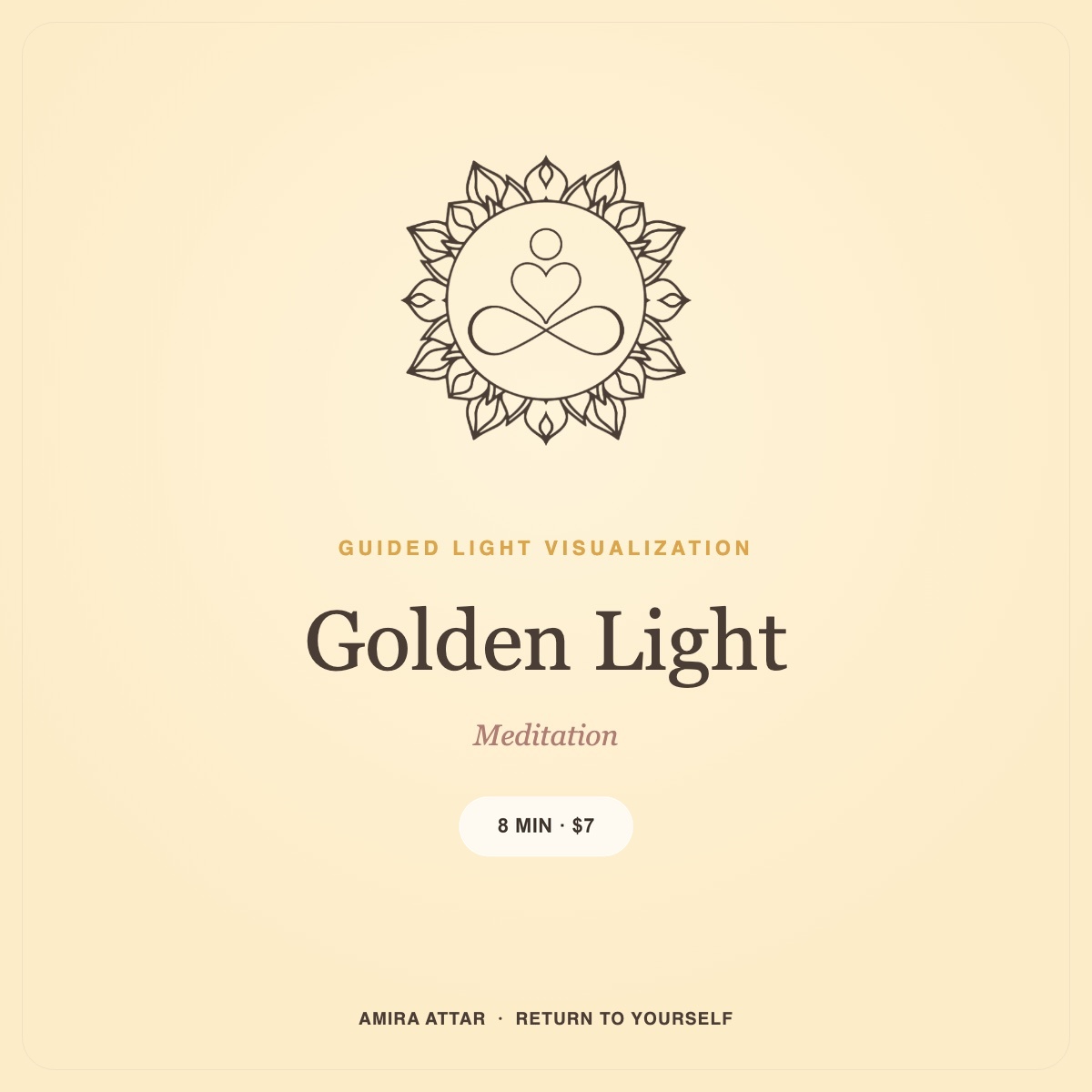Golden Light Meditation cover